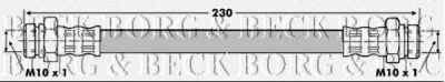 BORG & BECK bbh6815 -  Тормозной шланг